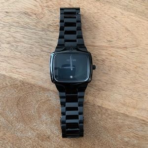Nixon “Player” Black Stainless Steel Watch